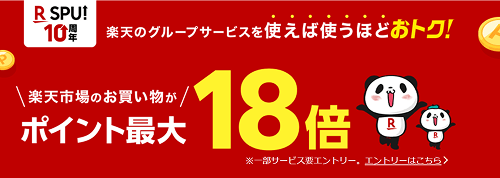 (ALT)楽天市場 SPU ポイント還元率